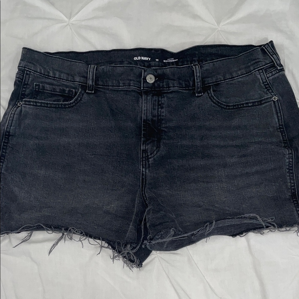 Old Navy Women's Charcoal Jean Shorts